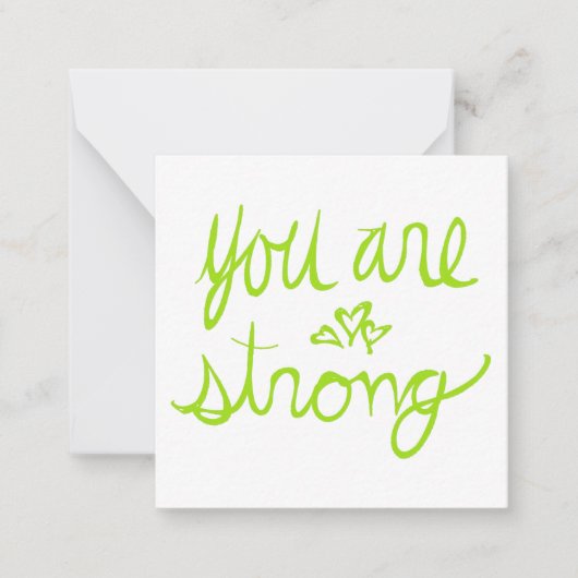 君はバレンタインが強い ノートカード (正面)