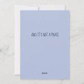 君はバレンタインだから私は月を越えた シーズンカード (裏面)