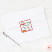 君はパスタ質の最高の賜物だ スクエアシール (封筒)