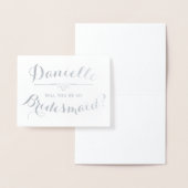 君はパーソナライズされた気の毒で僕の花嫁になってくれ 箔カード (ディスプレー)