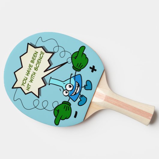 君はパーソナライズされた科学に疎かった 卓球ラケット (横)