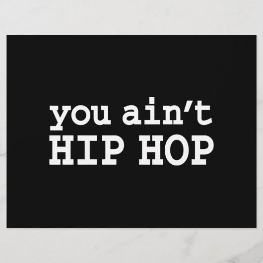 君はヒップホップだ チラシ (正面)