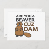 君はビーバーキューズダムか ポストカード (正面/裏面)