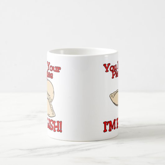 君はピエロはポーランド産だと思う モーフィングマグカップ (中央)