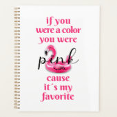 君はピンクだった –  プランナー手帳 (正面)