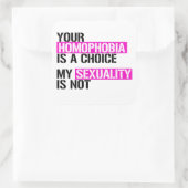 君はホモフォビアが好きだ スクエアシール (バッグ)