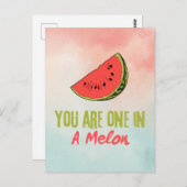 君はメロンの果物を食っている ポストカード (正面/裏面)