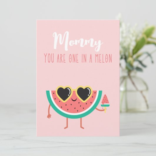 君はメロンを作った母親のデイカードに入っている シーズンカード (スタンド正面)