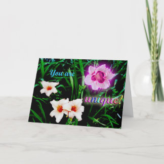 「君はユニーク!」誕生日カード カード