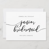 君はリラックス僕の後輩の花嫁介添人になるだろうな 招待状 (正面)