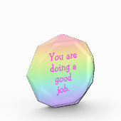 君はレインボーのアクリル板を上手に使っている フォトブロック (左)