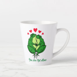 君は一人じゃない カフェラテマグ