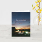 君は一人じゃない カード (黄色い花)