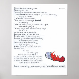 君は一人じゃない ポスター