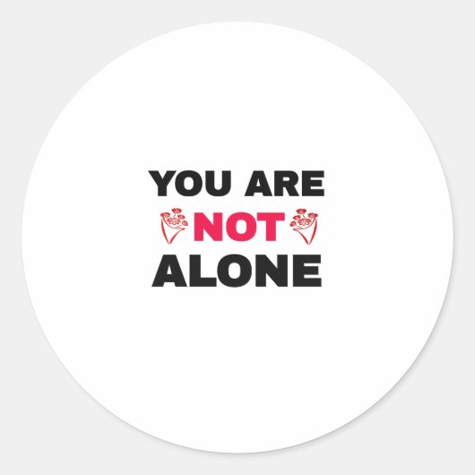 君は一人じゃない ラウンドシール (正面)