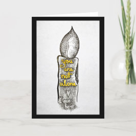 君は一人じゃない、僕はここにいる友情引用文 シーズンカード