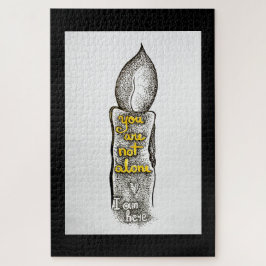 君は一人じゃない、僕はここにいる友情引用文 ジグソーパズル