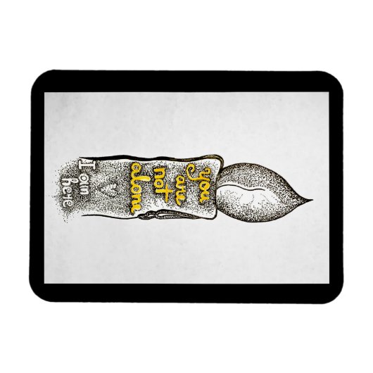 君は一人じゃない、僕はここにいる友情引用文 マグネット (横)