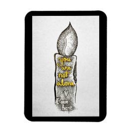 君は一人じゃない、僕はここにいる友情引用文 マグネット