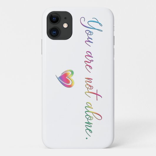 君は一人じゃない Case-Mate iPhoneケース (裏面)