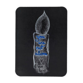 君は一人で蝋燭の慈悲心の引用文 マグネット