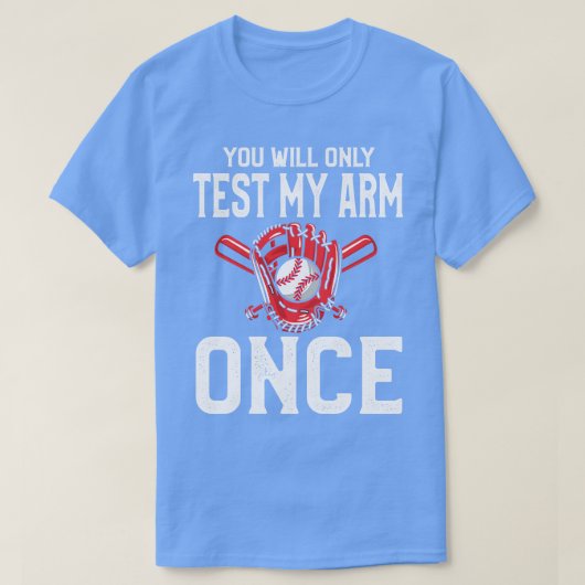 君は一度だけ僕の腕を試すだろう Tシャツ (デザイン正面)