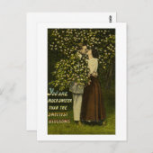 君は一番甘い花よりも甘い ポストカード (正面/裏面)