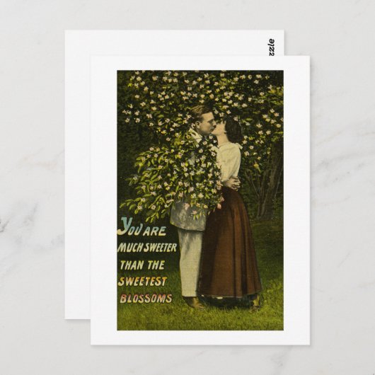 君は一番甘い花よりも甘い ポストカード (正面/裏面)