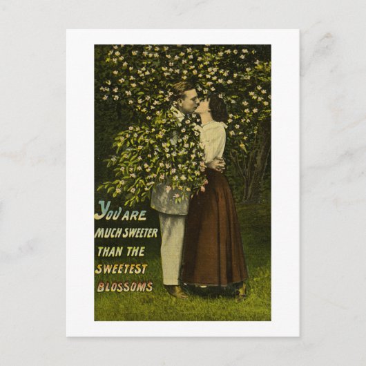 君は一番甘い花よりも甘い ポストカード (正面)