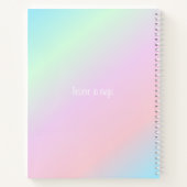 君は一角獣（ユニコーン）のような幻想的だ ノートブック (裏面)