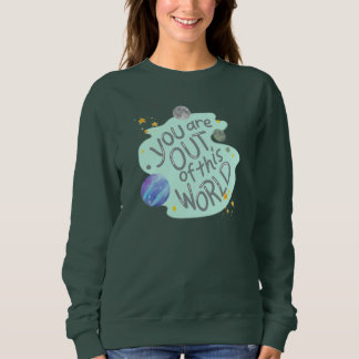 君は世の中から出ている スウェットシャツ