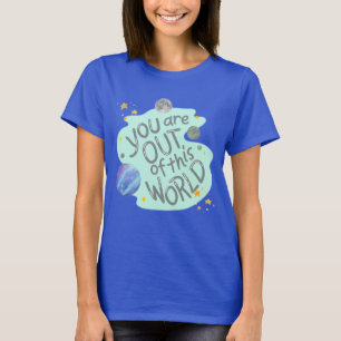 君は世の中から出ている Tシャツ