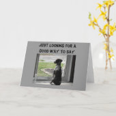 君は丘越しに似合う カード (黄色い花)