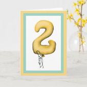 君は二人だ カード (黄色い花)