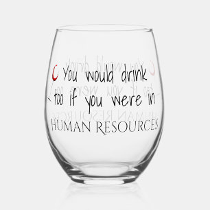 君は人手もしの中でも飲むだろう ステムなしワイングラス