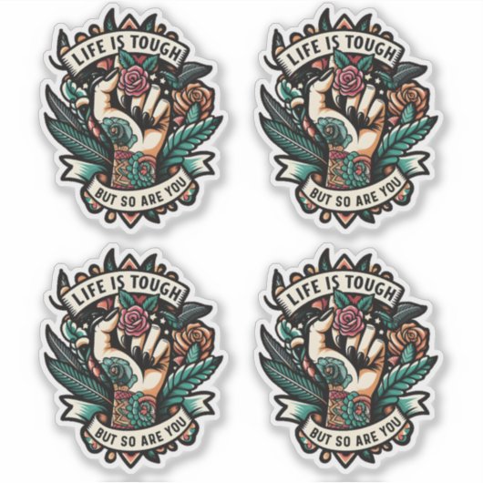 君は人生が強い シール (正面)