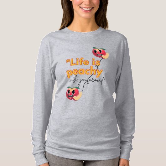 君は人生が辛いのまわりに Tシャツ (正面)