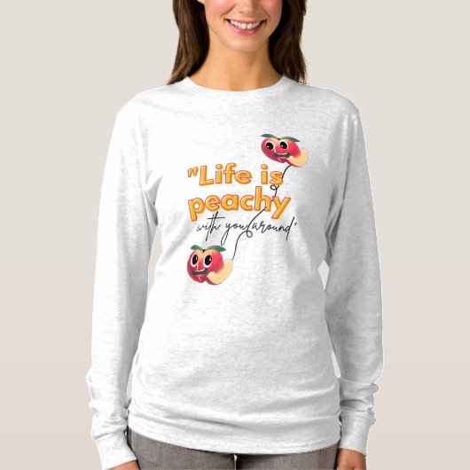 君は人生が辛いのまわりに Tシャツ (正面)