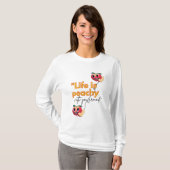 君は人生が辛いのまわりに Tシャツ (正面フル)