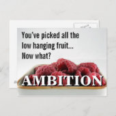 君は人生に野心がないようだ ポストカード (正面/裏面)