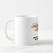 君は人生をリードしているか遅れているのか コーヒーマグカップ (左)