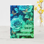 君は今のままで美しい カード (黄色い花)