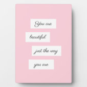 君は今のままで美しい フォトプラーク (正面)