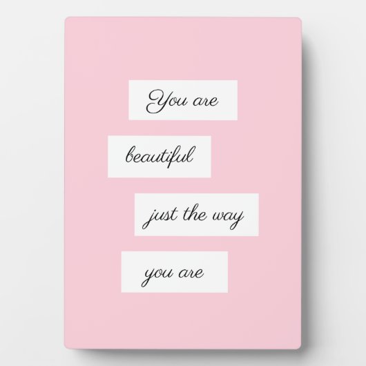 君は今のままで美しい フォトプラーク (正面)