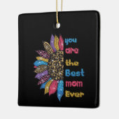 君は今ま最高のだお母さん セラミックオーナメント (左)