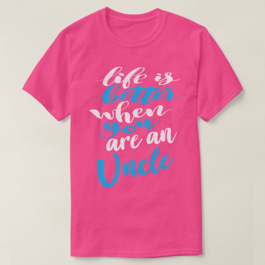 君は伯父の時は命が惜しい Tシャツ (デザイン正面)