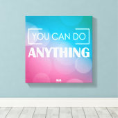 君は何でもできる キャンバスプリント (インサイチュ (ウッドフロア))