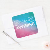 君は何でもできる スクエアシール (封筒)