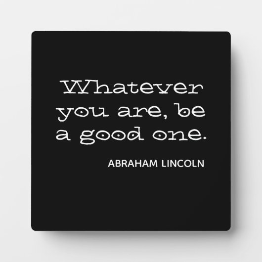 君は何でも好い人だ。やる気を起こさせる フォトプラーク (正面)