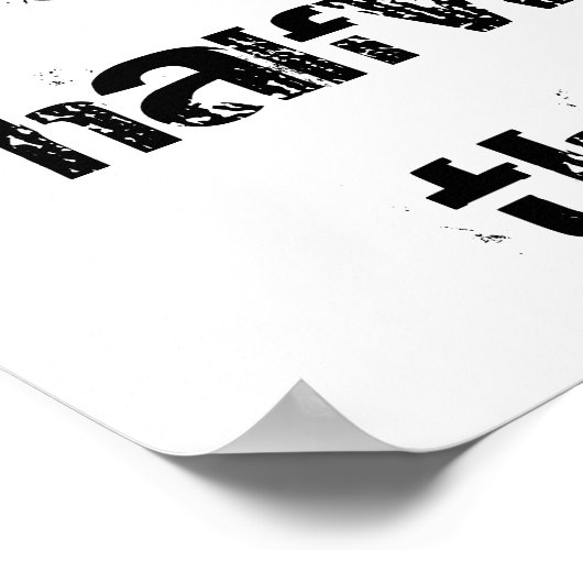 君は信じできるし、君は半分そこにいるはずだ ポスター (角)